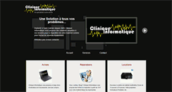 Desktop Screenshot of clinique-informatique.fr